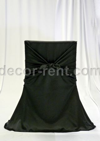 Black Satin Office Chair Cover. Rentals. Toronto. Black Satin Office Chair Cover. Rentals. Toronto.