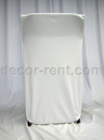 Folding Chair Back Cover white (rear view) Folding Chair Back Cover white (rear view)