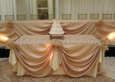 Head Table Decor at Arcadian Court Toronto. Head Table Decor at Arcadian Court Toronto.