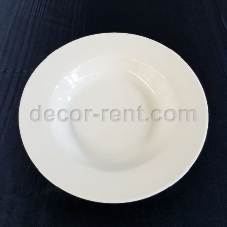 Rimmed Souple Plate Rental Rimmed Souple Plate Rental