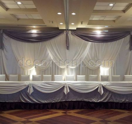 Wedding Backdrop Silver and White Wedding Backdrop Silver and White