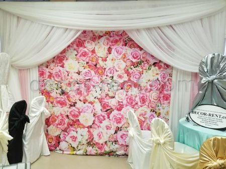 Printed Floral Wall Backdrop Printed Floral Wall Backdrop