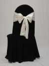 Tall Back Banquet Chair Cover is Available in White, Ivory and Black.
AP CREATIONS is a proud manufacturer and designer of all its Chair Covers.
This Chair Cover is available for Toronto, Greater Toronto (GTA) area clients.
For other parts of Ontario please Contact AP CREATIONS or DECOR-RENT for details.