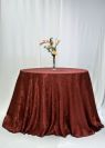 Burgundy King Brocade Linens are available in: 120