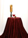 AP CREATIONS constantly adds new colors and new fabrics to its line of overlays.
Overlay can match the fabric of the chair cover or it can match the organza bow. 
At AP CREATIONS we are very attentive to our clients needs. 
If we don�t have we can manufacture it!