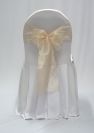 This Elegant Banquet Chair Cover is Available in White, Ivory and Black. AP CREATIONS is a proud manufacturer and designer of all its Chair Covers. The Banquet Chair Cover is available for Toronto, Greater Toronto (GTA) area clients. For other parts of Ontario please Contact AP CREATIONS or DECOR-RENT for details.