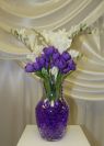 It is cheaper to buy a centerpiece and have it as a give away present to your guests than renting a centerpiece. When you are renting a centerpiece you are absorbing triple labor charges � such as preparation of the centerpiece, disassembly, cleaning and storage. If you BUY a centerpiece � all you pay for is just a single labor charge � to put the centerpiece together. Or you even can do it yourself. All our centerpieces are for sale only. We offer full service and DIY option when you just buy all the components from us and put the centerpiece together yourself. Contact us and see how much you can save using www.decor-rent.com. Centerpieces are available for pick up for (DIY) customers. We deliver centerpieces in Toronto, GTA, Oshawa, Barrie, Newmarket, Brampton, Bolton, Mississauga, North York, Etobicoke, Scarborough, Woodbridge and other cities of Ontario.