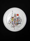 Every decorative plate by Andrei Platonov is original artwork. All the plates are unique and signed by artist. 
These plates are a beautiful decorative accent to any home or office interior. 
Andrei Platonov divides his plates into certain themes what makes them very valuable and sought after for collectors.
None of these plates can or will be reproduced as mass product.
Every plate is like a poem without words. 
Each plate brings different feelings to everyone who loves and values art. Please call AP CREATIONS for details.