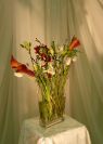 It is cheaper to buy a centerpiece and have it as a give away present to your guests than renting a centerpiece. When you are renting a centerpiece you are absorbing triple labor charges � such as preparation of the centerpiece, disassembly, cleaning and storage. If you BUY a centerpiece � all you pay for is just a single labor charge � to put the centerpiece together. Or you even can do it yourself. All our centerpieces are for sale only. We offer full service and DIY option when you just buy all the components from us and put the centerpiece together yourself. Contact us and see how much you can save using www.decor-rent.com. Centerpieces are available for pick up for (DIY) customers. We deliver centerpieces in Toronto, GTA, Oshawa, Barrie, Newmarket, Brampton, Bolton, Mississauga, North York, Etobicoke, Scarborough, Woodbridge and other cities of Ontario.
