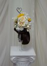 It is cheaper to buy a centerpiece and have it as a give away present to your guests than renting a centerpiece. When you are renting a centerpiece you are absorbing triple labor charges � such as preparation of the centerpiece, disassembly, cleaning and storage. If you BUY a centerpiece � all you pay for is just a single labor charge � to put the centerpiece together. Or you even can do it yourself. All our centerpieces are for sale only. We offer full service and DIY option when you just buy all the components from us and put the centerpiece together yourself. Contact us and see how much you can save using www.decor-rent.com. Centerpieces are available for pick up for (DIY) customers. We deliver centerpieces in Toronto, GTA, Oshawa, Barrie, Newmarket, Brampton, Bolton, Mississauga, North York, Etobicoke, Scarborough, Woodbridge and other cities of Ontario.