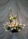 It is cheaper to buy a centerpiece and have it as a give away present to your guests than renting a centerpiece. When you are renting a centerpiece you are absorbing triple labor charges � such as preparation of the centerpiece, disassembly, cleaning and storage. If you BUY a centerpiece � all you pay for is just a single labor charge � to put the centerpiece together. Or you even can do it yourself. All our centerpieces are for sale only. We offer full service and DIY option when you just buy all the components from us and put the centerpiece together yourself. Contact us and see how much you can save using www.decor-rent.com. Centerpieces are available for pick up for (DIY) customers. We deliver centerpieces in Toronto, GTA, Oshawa, Barrie, Newmarket, Brampton, Bolton, Mississauga, North York, Etobicoke, Scarborough, Woodbridge and other cities of Ontario.