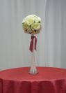 It is cheaper to buy a centerpiece and have it as a give away present to your guests than renting a centerpiece. When you are renting a centerpiece you are absorbing triple labor charges � such as preparation of the centerpiece, disassembly, cleaning and storage. If you BUY a centerpiece � all you pay for is just a single labor charge � to put the centerpiece together. Or you even can do it yourself. All our centerpieces are for sale only. We offer full service and DIY option when you just buy all the components from us and put the centerpiece together yourself. Contact us and see how much you can save using www.decor-rent.com. Centerpieces are available for pick up for (DIY) customers. We deliver centerpieces in Toronto, GTA, Oshawa, Barrie, Newmarket, Brampton, Bolton, Mississauga, North York, Etobicoke, Scarborough, Woodbridge and other cities of Ontario.