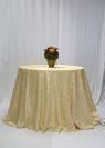 Soft Gold King Brocade Linens are available in: 120