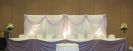 Wedding Backdrop by DECOR-RENT.com
(head table draping made by another company).
