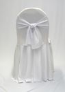 This Elegant Banquet Chair Cover is Available in White, Ivory and Black. AP CREATIONS is a proud manufacturer and designer of all its Chair Covers. The Banquet Chair Cover is available for Toronto, Greater Toronto (GTA) area clients. For other parts of Ontario please Contact AP CREATIONS or DECOR-RENT for details.