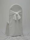 Tall Back Banquet Chair Cover is Available in White, Ivory and Black.
AP CREATIONS is a proud manufacturer and designer of all its Chair Covers.
This Chair Cover is available for Toronto, Greater Toronto (GTA) area clients.
For other parts of Ontario please Contact AP CREATIONS or DECOR-RENT for details.