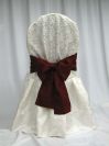This Elegant King Brocade Banquet Chair Cover is Available in Warm White, Soft Gold and Burgundy.
AP CREATIONS is a proud manufacturer and designer of all its Chair Covers.
This Chair Cover is available in Toronto, GTA and in other parts of Ontario.
